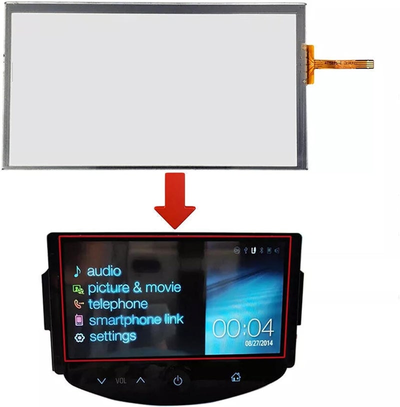 Arfepa 7" LCD Display Touch Screen for Chevy 12-16 Spark Sonic MYLINK Navigation for Radio LA070WV1-TD05 (Touch Screen) - Image 1